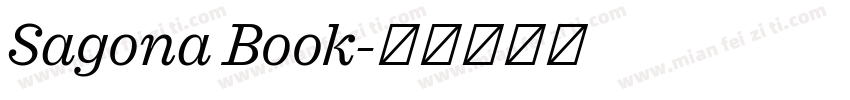Sagona Book字体转换